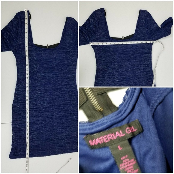 Material Girl Dress  XS, large Bodycon Bandage - Picture 6 of 7